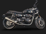 Vandemon Triumph Speed Twin 1200 Polished Titanium Exhaust  TRIUM120SPDTWNTIEXA