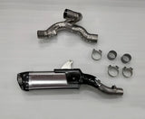 Vandemon  Ducati Multistrada V4 Titanium Slip-On & Optional front headers  DUCV4MTSTIMUFFB