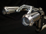 Vandemon  Ducati Panigale 1199S, 1299S, 1299 SP & R Titanium High Mount Exhaust System DUC129TIEXHMESA