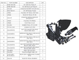 Graves Motorsports  Zx-10r / Zx-10rr  2016-2023 Adjustable Rearsets 16-23 W-Rsk-19zx1-Kaf