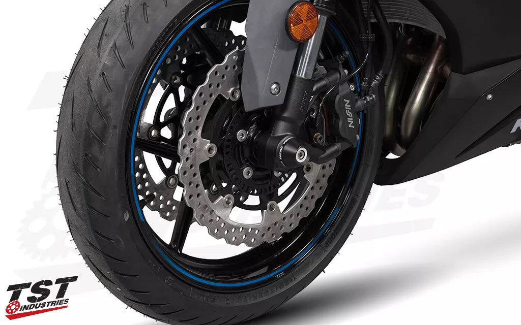TST Total Crash Protection NO CUT Pack for Kawasaki ZX-6R 2024 -2025 Black