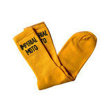 IN STOCK IMPERIAL MOTO Gold Crew Sock