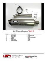 M4 Exhaust Titanium Slip On 2003-2005 R6 YA6316