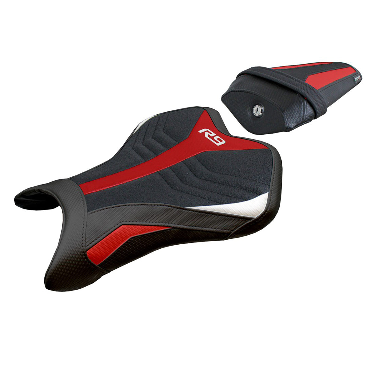 Tappezzeria Italia Yamaha R9 2025 Seat Cover Ultragrip Red White Black