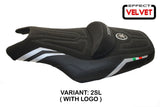 Tappezzeria Italia Yamaha T-Max 2008-2016 Seat Cover in Silver and Black