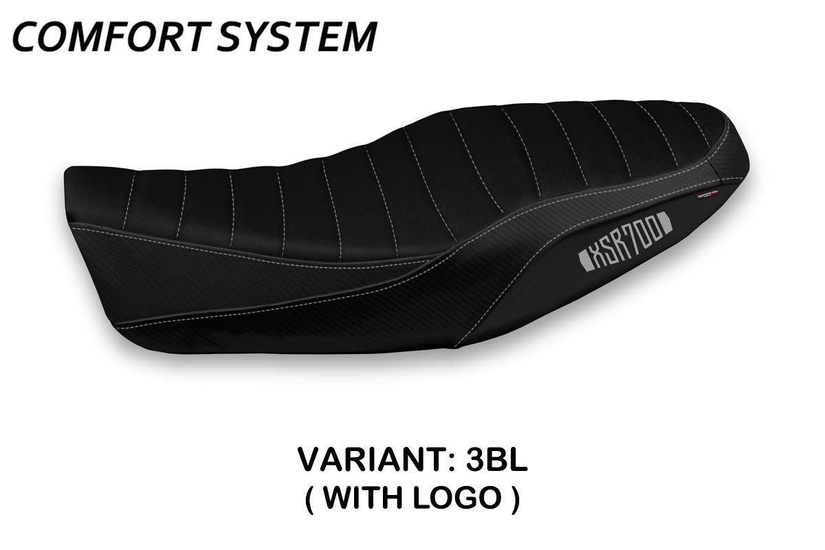 Tappezzeria Italia Yamaha XSR 700 2016-2020 Seat Cover Comfort in Black