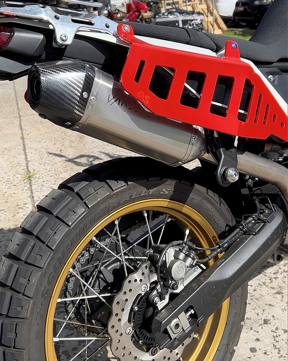 Vandemon  T7 Yamaha Tenere 700 Adventure Full Titanium Exhaust System YAMATENR7TIEXHBRB VA-74