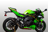 M4 slip-on with X96 carbon fiber canister and carbon fiber heat guard 2023-2024 Kawasaki ZX-4RR  KA4414