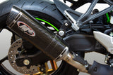 M4 slip-on with X96 carbon fiber canister and carbon fiber heat guard 2023-2024 Kawasaki ZX-4RR  KA4414