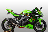 M4  stainless steel full system with carbon fiber X96 canister 2023-2024 Kawasaki ZX-4RR KA4424