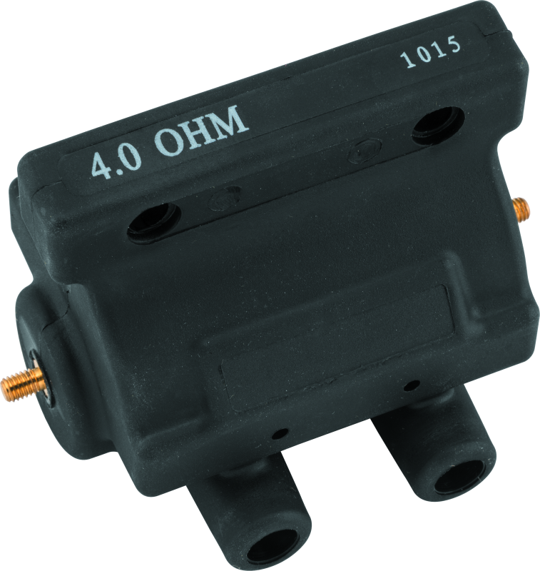 Twin Power 80-84 Big Twin and XL Ignition Coil Black Replaces H-D 31609-80 4 Ohm Original Style 210071