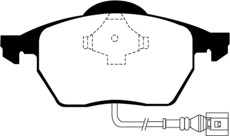 EBC 99-06 Audi TT 1.8 Turbo Yellowstuff Front Brake Pads DP41330R