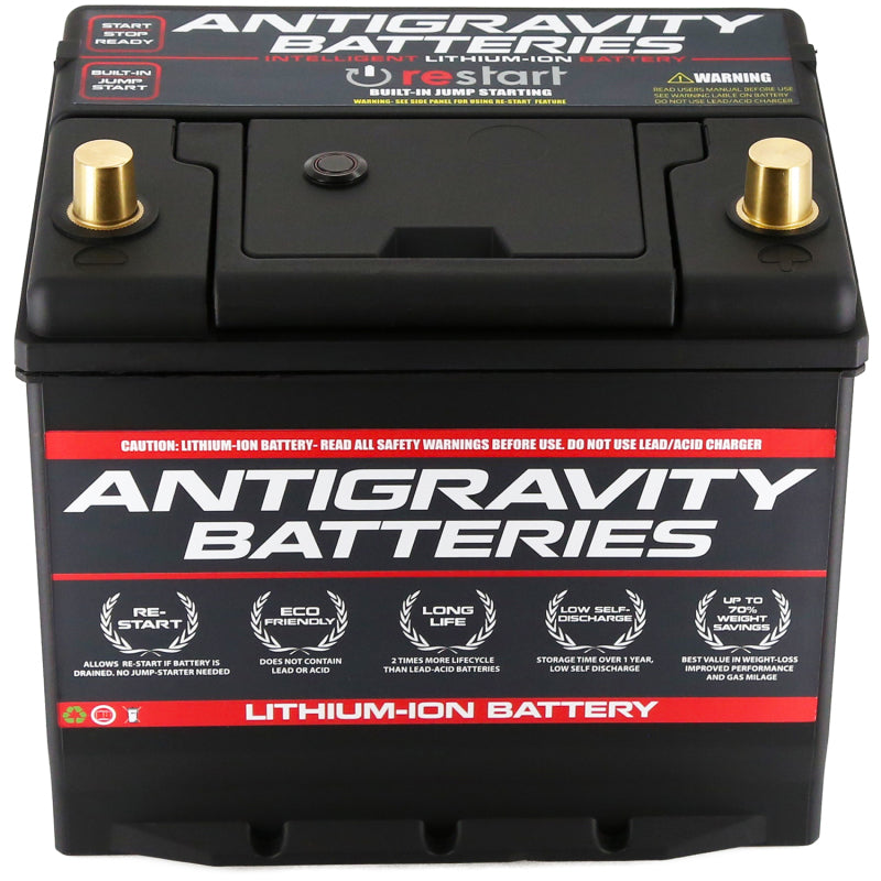 Antigravity Group 27 Lithium Car Battery w/Re-Start AG-27R-40-RS