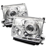 Spyder Toyota Tacoma 97-00 Projector Headlights LED Halo LED Chrome High H1 Low H1 PRO-YD-TT97-HL-C 5011954