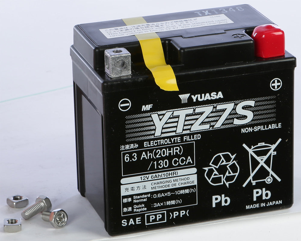 YUASA Battery Ytz7s Sealed Factory Activated YUAM727ZS