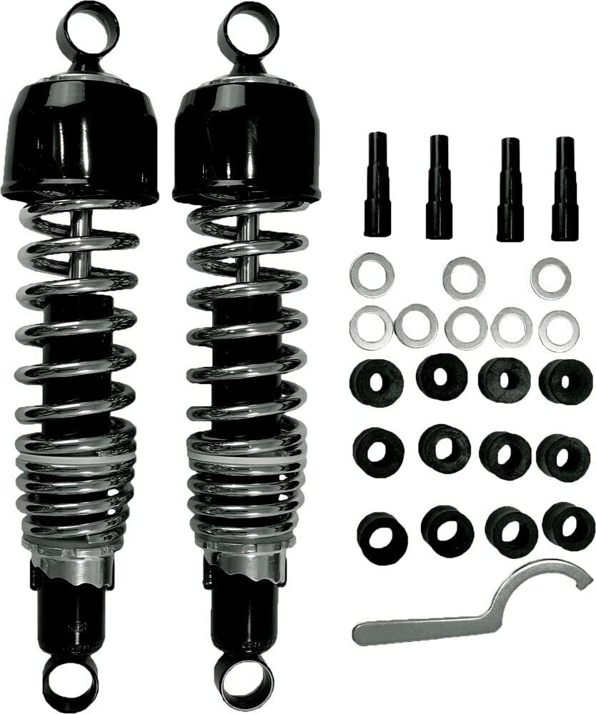 EMGO Classic Shocks W/Clevis Mount Black/Chrome 340 Mm 17-05532