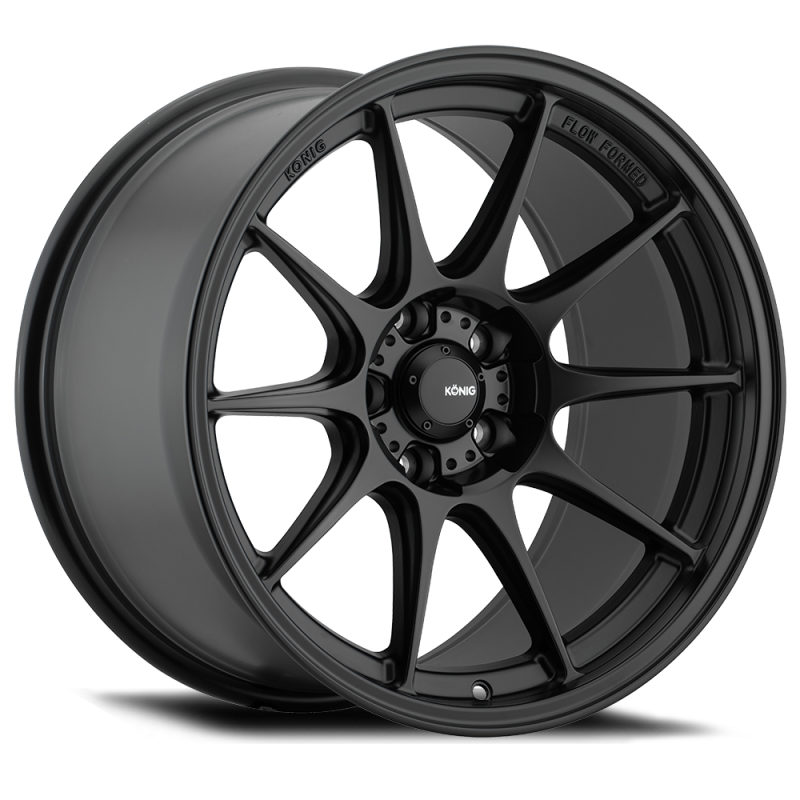 Konig Dekagram 19x9.5B 5x114.3 ET35 Semi-Matte Black DKB9514355