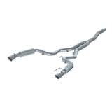 MBRP 15-18 Ford Mustang EcoBoost 2.3L T409 3in Cat Back Dual Split Rear Exit (Race Version)