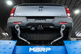 MBRP 21-22 Honda Ridgeline Aluminized Steel 2.5in Cat-Back - Dual Split Rear Exit