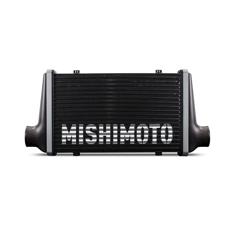 Mishimoto Universal Carbon Fiber Intercooler - Matte Tanks - 600mm Silver Core - C-Flow - GR V-Band