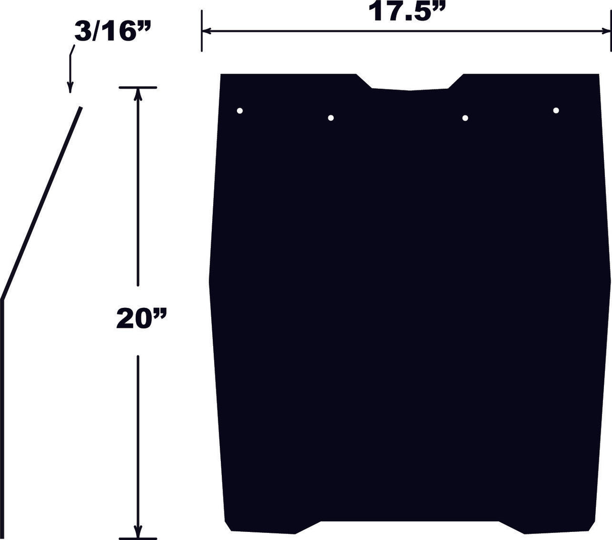 PDPSnowflap  Ski Doo Xm/Xs 2013+SF-XMS13PB