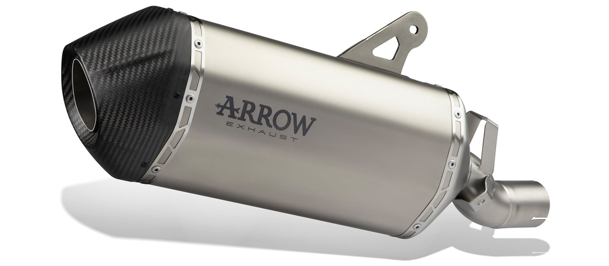 Arrow Husqvarna Norden 901 '22 Homologated Titanium Dark Sonora Silencer With Welded Link Pipe  72508skn