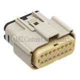 NAMZ 07-22 Glide Main Harness Molex MX-150 16-Position Female Connector - Grey (HD 72491-07GY)