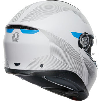 AGV Tourmodular Helmet - Frequency - Light Gray/Blue - 2XL 211251F2OY00616