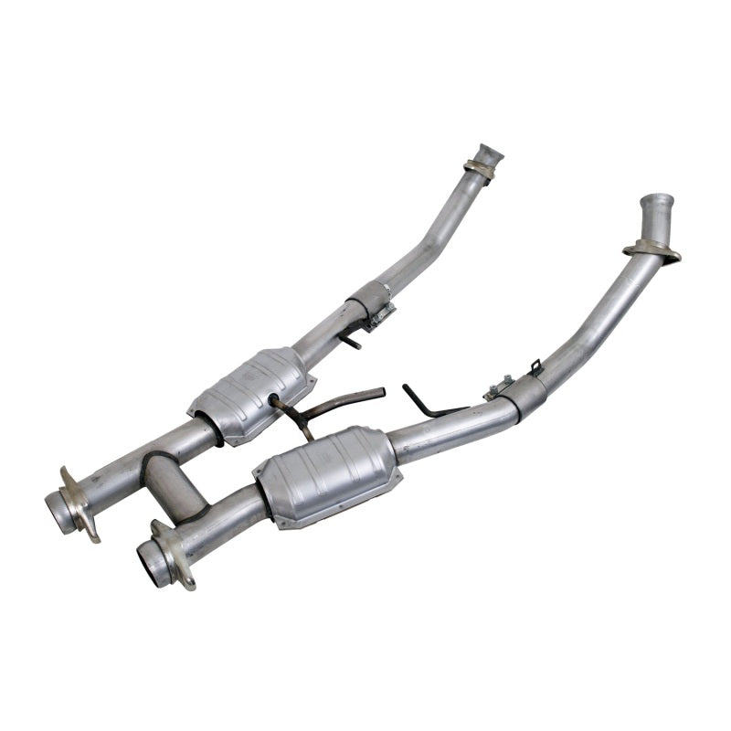 BBK 94-95 Mustang 5.0 High Flow H Pipe With Catalytic Converters - 2-1/2 1563