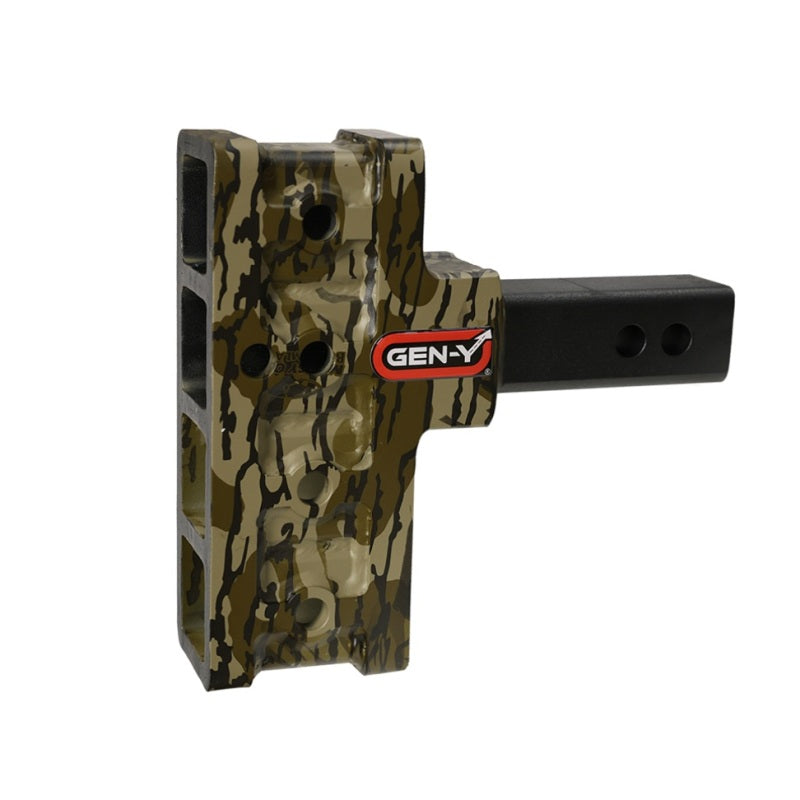 Gen-Y Mega Duty 2in Shank 5in Offset Drop 2K TW 16K (Hitch Only) - Mossy Oak GH-204-MO