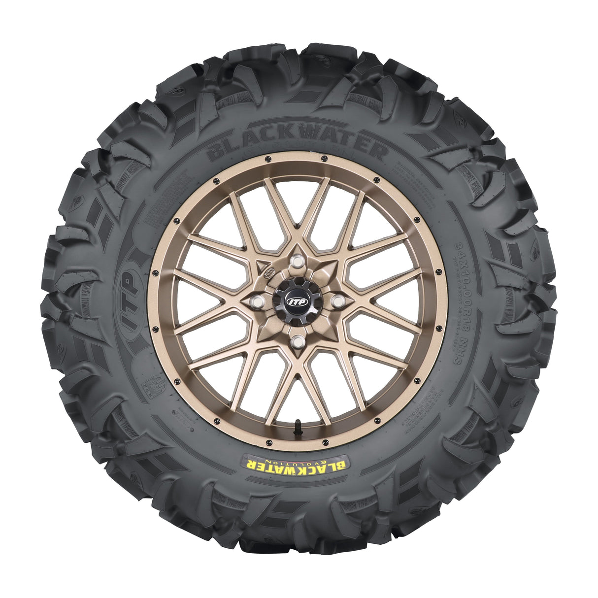 ITP Tire Blackwater F/R 34x10r-18 Lr-1820lbs Radial 6P1350