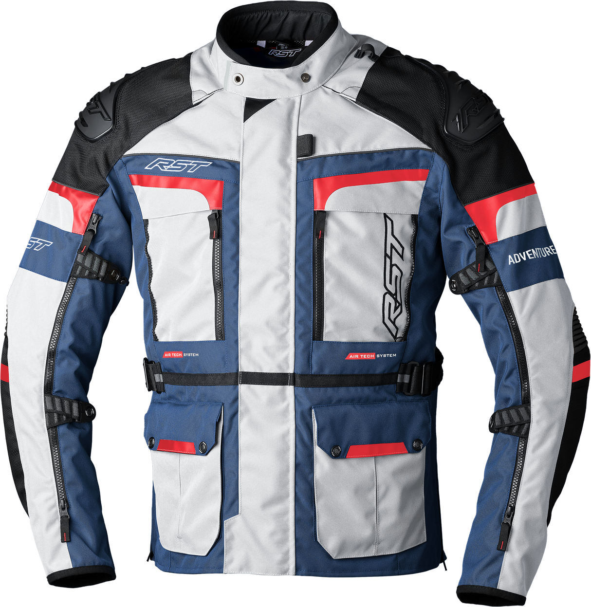 RST Pro Series Adventure-X Ce Jacket Sil/Blu/Red Textile 2xl 102409BLU2-48