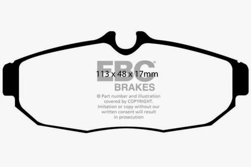 EBC 05-10 Ford Mustang 4.0 Redstuff Rear Brake Pads DP31741C