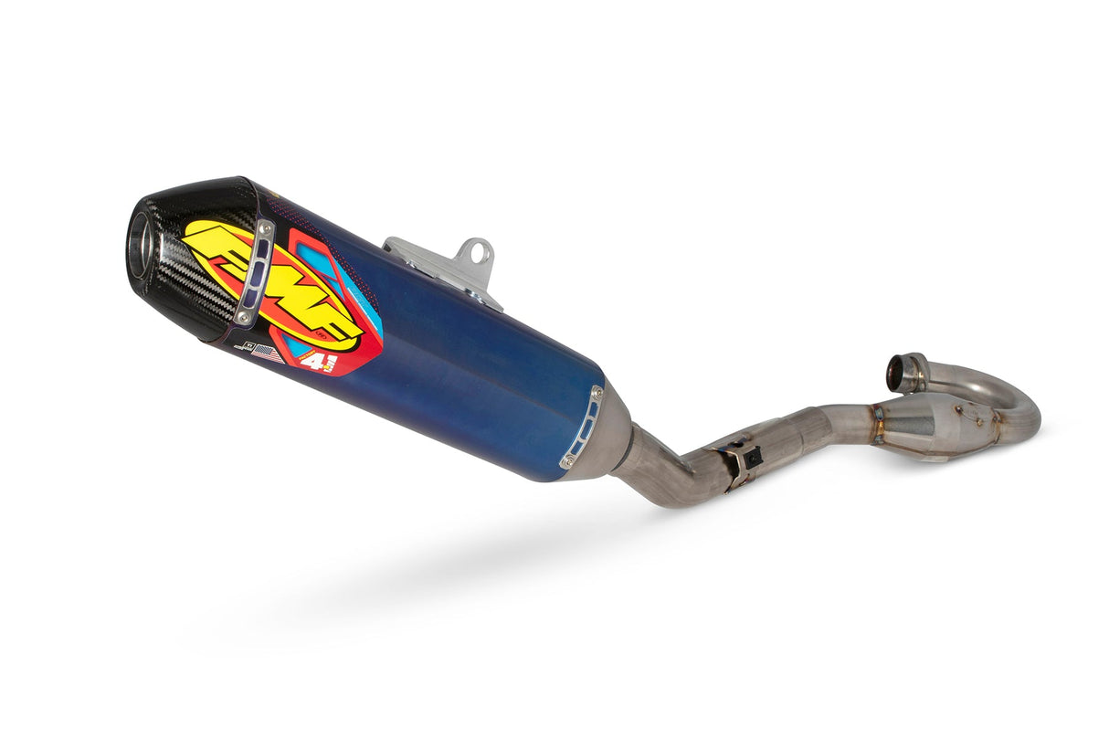 FMF FACTORY 4.1 RCT TITANIUM ANODIZED FULL SYSTEM W/ CARBON END CAP RMZ450 18-24 043367