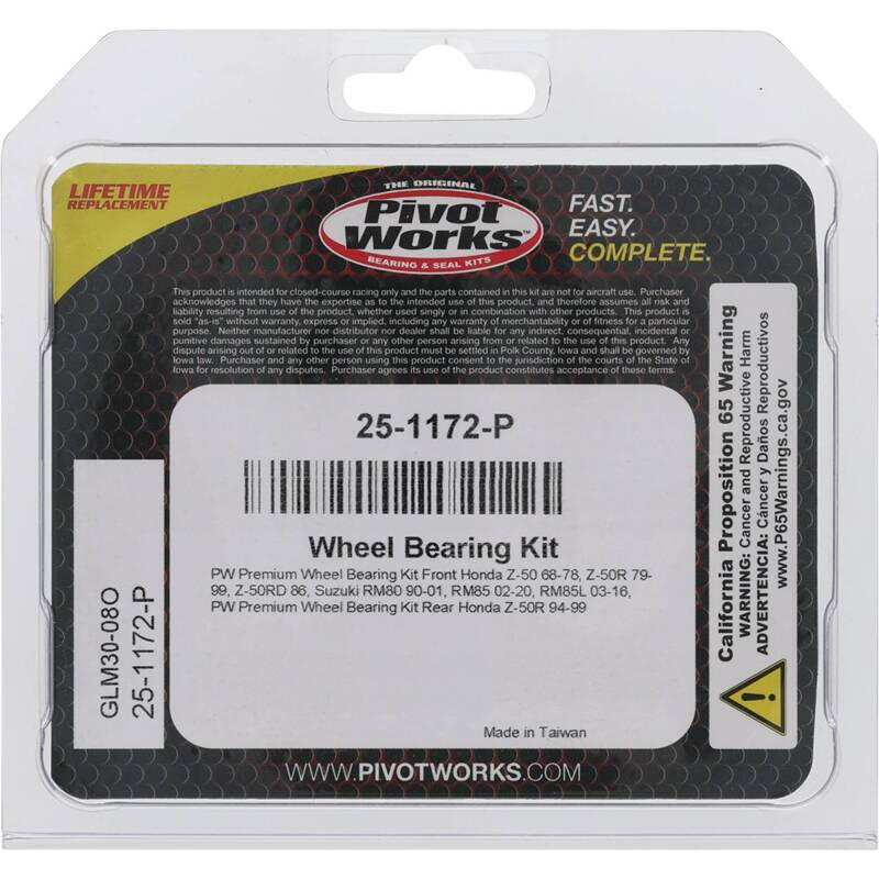 Pivot Works Pw Premium Wheel Bearing