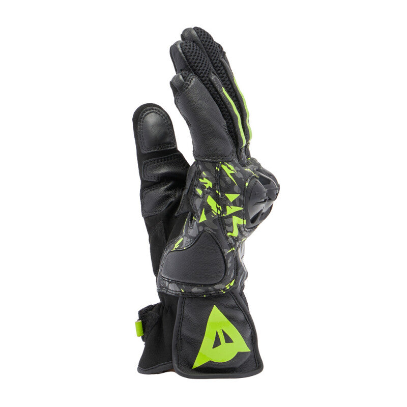 Dainese Mig 3 Unisex Leather Gloves Black/Anthracite/Yellow Fluorescent - 3XL 201815934-P18-XXXL