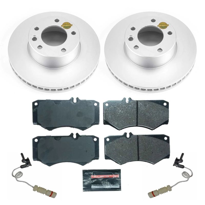 Power Stop 02-08 Mercedes-Benz G500 Front Euro-Stop Brake Kit