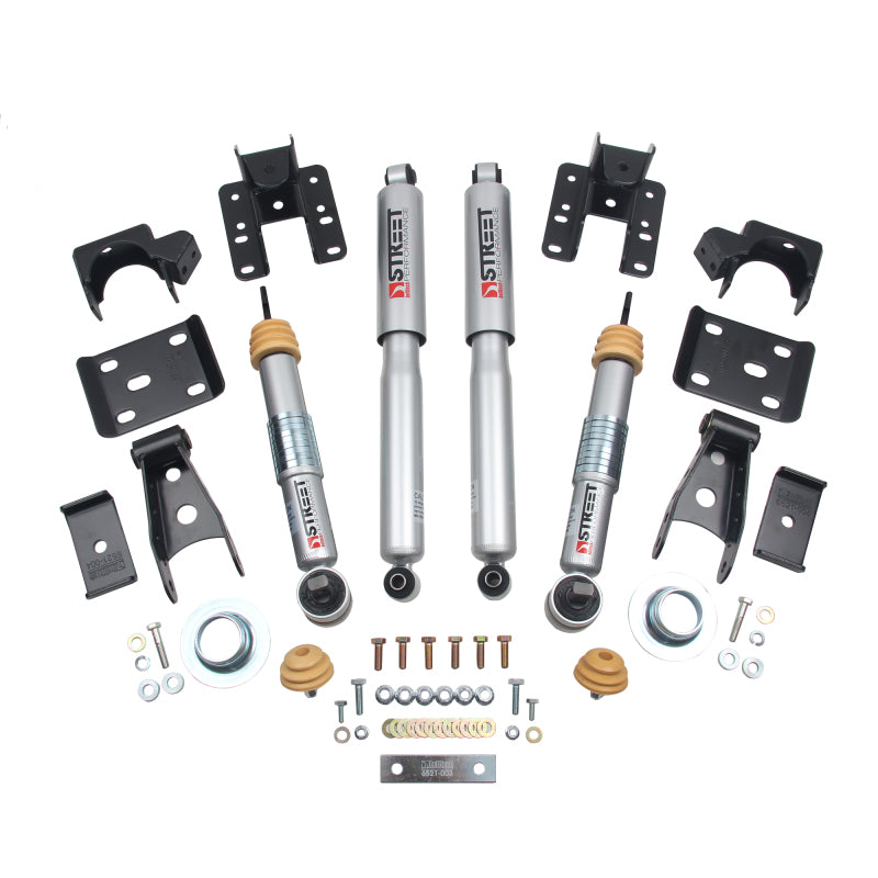 Belltech LOWERING KIT 16.5-17 Chevy Silverado All Cabs 4WD 2inF/2inR 1018SP