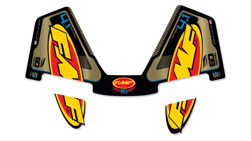 FMF Racing 50th Gold Factory 4.1 Rct Replacement Wrap Decal