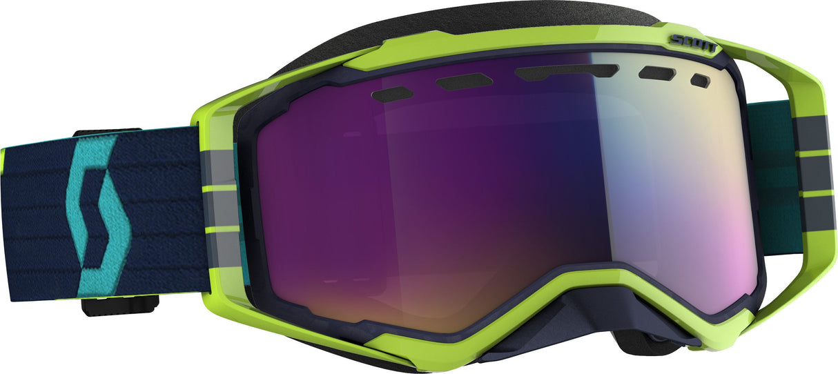 SCOTT Prospect Snwcrs Goggle Bl/Ylw Enhancer Teal Chrome 272846-1054315