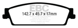 EBC 15+ Cadillac Escalade 6.2 2WD Greenstuff Rear Brake Pads DP63022