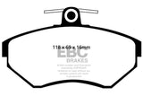 EBC 97-02 Volkswagen Cabriolet 2.0 Yellowstuff Front Brake Pads DP41112R