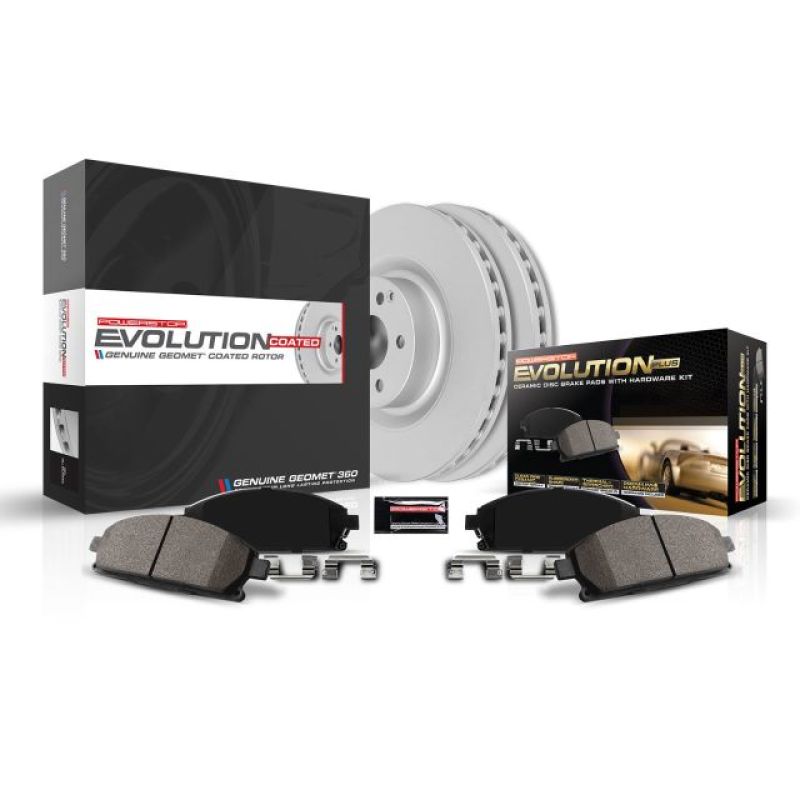 Power Stop 00-04 Mitsubishi Montero Sport Front Z17 Evolution Geomet Coated Brake Kit