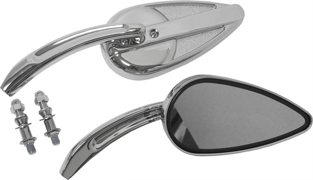 HARDDRIVE Mirrors Chrome Vintage Chrome 18-157