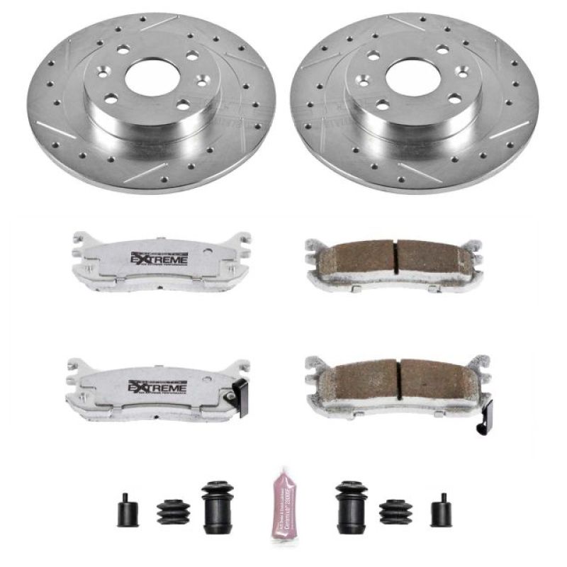 Power Stop 97-03 Ford Escort Rear Z26 Street Warrior Brake Kit