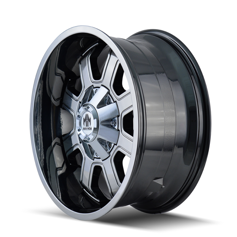 Mayhem 8103 Fierce 20x10 / 5x127 BP / -19mm Offset / 87mm Hub Chrome Wheel