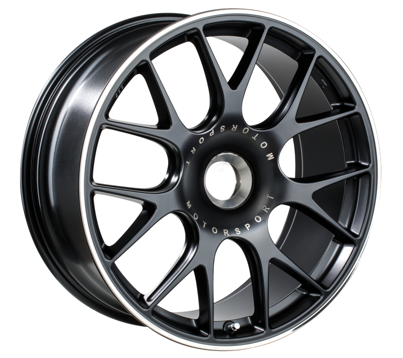 BBS CH-R 20x9 CL ET51 CB84 Satin Black Polished Rim Protector Wheel CH151BPO