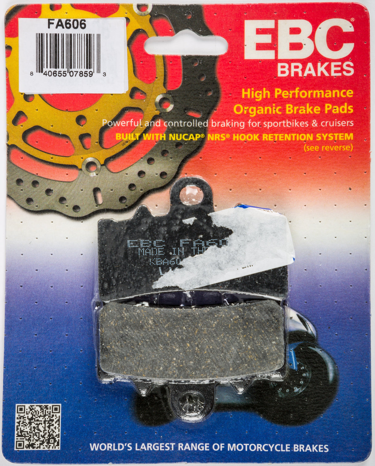 EBC Brake Pads Fa606 Organic FA606