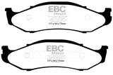 EBC 97-99 Jeep Cherokee 2.5 82mm High Rotors Yellowstuff Front Brake Pads DP41255R