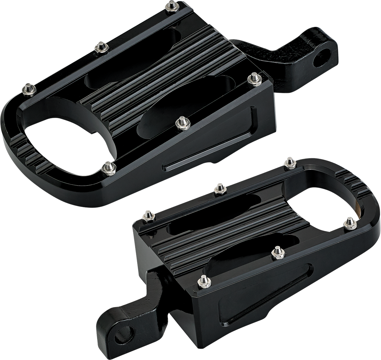 BILTWELL XL Step Footpegs - Black 7006-203-02